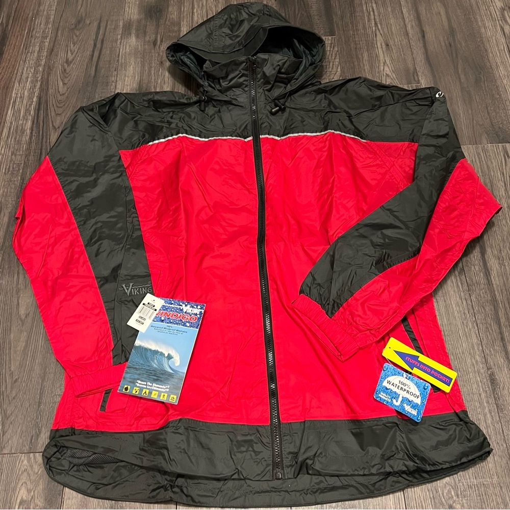 VIKING Canon Men's Windigo Waterproof and Windproof Packable Shell Rain Jacket